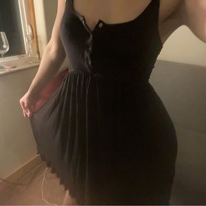 Dark feminine black relaxin dress very soft fabric